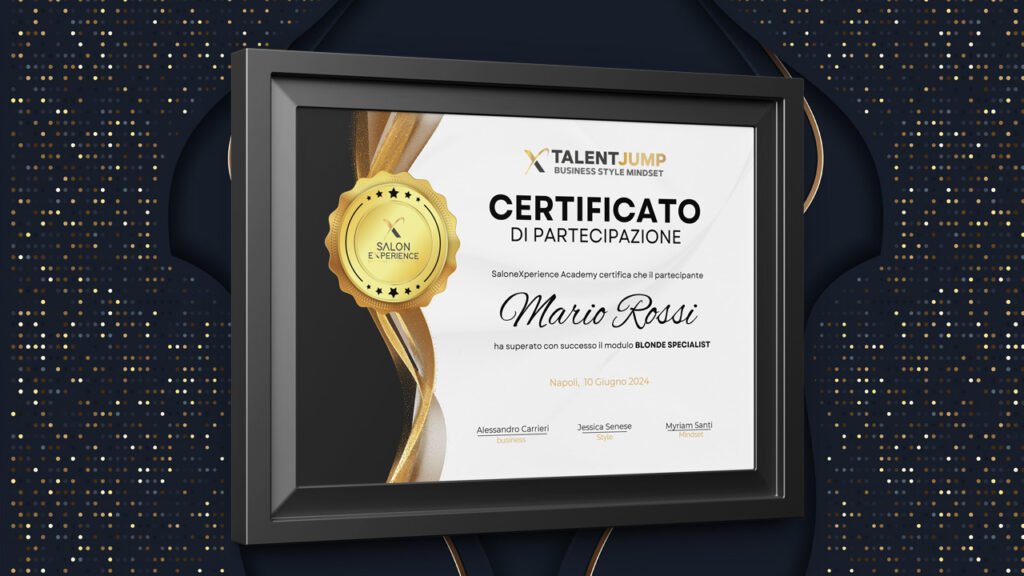 Certificato Talent Jump