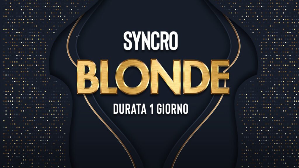 Syncro Blonde - SaloneXperience